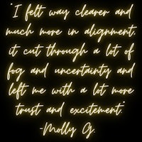 molly g quote i felt way cleaner and much more in alignment