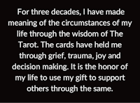 for three decades i have made meaning of thecircumstances of my life through thecircumstances of wisdom